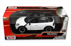 ミニカー　1/24　MOTORMAX　 ミニクーパー カントリーマン　特別限定モデル　白色　2011 Mini Cooper S Countyman【予約商品】