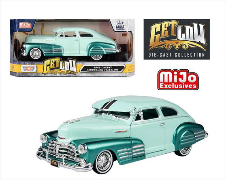 楽天市場】ミニカー 1/24 MOTORMAX 1948 シボレー フリートライン 