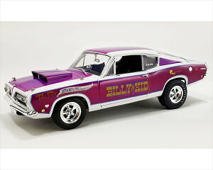 �~�j�J�[�@1/18�@ACME��1968�@�o���N�[�_�@��/���F�@�h���b�O���[�X�d�l�@ 1968 Plymouth Barracuda Super Stock ? Billy the Kid �y����\�񏤕i�z