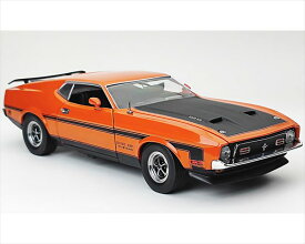 ミニカー　1/18　SUNSTAR☆1971　マスタング　マッハ1　オレンジ色　 1971 Ford Mustang BOSS 351 【限定予約商品】