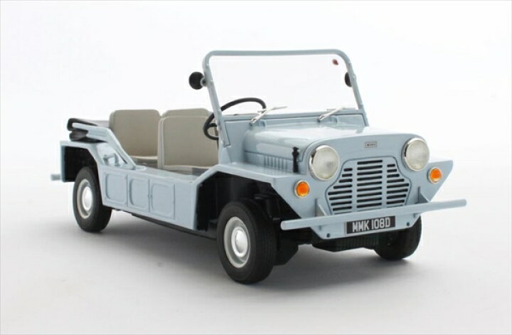 楽天市場】ミニカー 1/18 ミニモーク 1965 ミニクーパー 水色 AUSTIN 