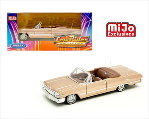 ~jJ[@1/24@WELLY@V{[@Cp@Ro[`u@[C_[@F@1963 Chevrolet Impala SS Convertible ? Low Ridery\񏤕iz