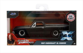 最新2023年　ワイルドスピード10　ワイルドスピードミニカー　1/32　JadaTOYS　シボレー　エルカミーノ　黒　1967 Chevrolet El Camino – Fast & Furious X 2023【予約商品】