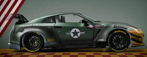 ~jJ[@1/18@Y@NISSAN@GTR@R35 2018@ΉF@NISSAN - GT-R (R35) TYPE 2 LIBERTY WALK LB WORKS COUPE 2018@Solidoyʌ\񏤕iz