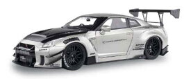 ミニカー　1/18　日産　NISSAN　GTR　R35 2018　銀色　NISSAN - GT-R (R35) TYPE 2 LIBERTY WALK LB WORKS COUPE 2018　Solido【特別限定予約商品】