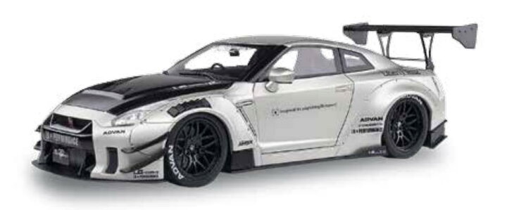 楽天市場】ミニカー 1/18 日産 NISSAN GTR R35 2018 銀色 NISSAN - GT 