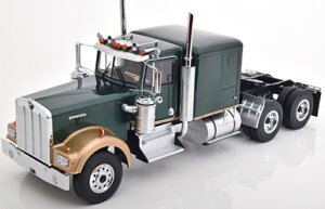 �~�j�J�[�@1/18�@ROAD-KINGS�@Kenworth W900�@�g���[���[�g���b�N�@1989�@�O���[�����^/���F�y�\�񏤕i�z