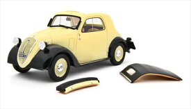 ミニカー　1/18　1948　フィアット500　A　トッポリーノ　ベージュ色　屋根取り外し可能　　FIAT 500 A "TOPOLINO" TRASFORMABILE 1936　予約商品