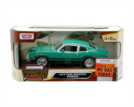 ミニカー　1/24　MOTORMAX☆1974　フォード マーベリック　緑色　アメ車 1974 Ford Maverick Grabber【予約商品】