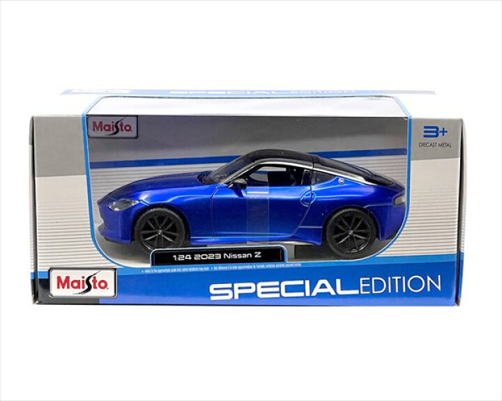 楽天市場】ミニカー 1/24 フェアレディZ 新型 2023 maisto 青色 特別 