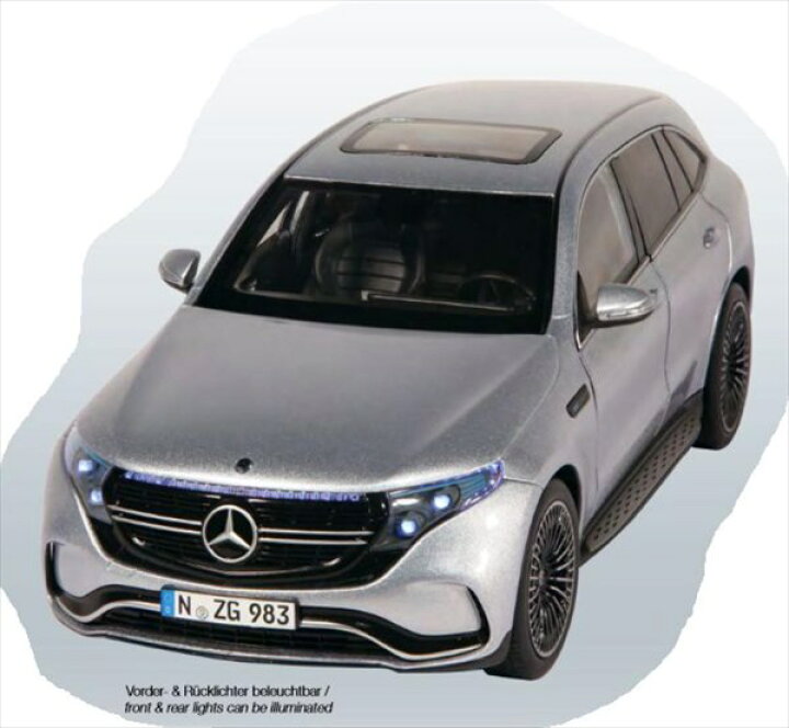 楽天市場】ミニカー 1/18 メルセデスベンツ EQC 銀 1/18 NZG MERCEDES 