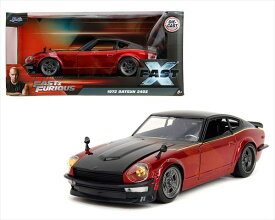 ワイルドスピード10　ワイルドスピードミニカー　1/24　JadaTOYS　1972　フェアレディZ　240Z　赤/黒　 Fast & Furious X 2023　1972 Datsun 240Z【予約商品】