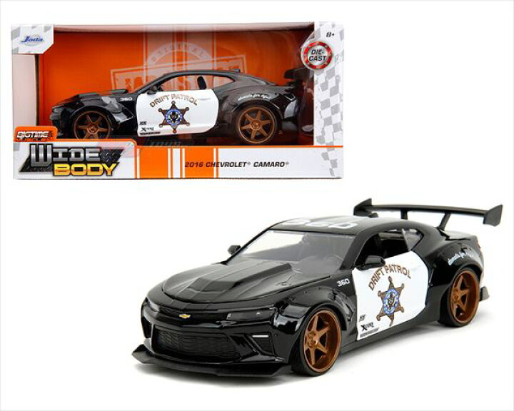 楽天市場】ミニカー 1/24 JadaTOYS 2016 シボレー・カマロ パトカー 