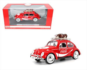 ~jJ[ 1/24@1966@VW@tHNX[Q@r[g@RJR[@[t{gLAt @Motor City Classics 1:24 Coca-Cola 1966 Volkswagen Beetley\񏤕iz