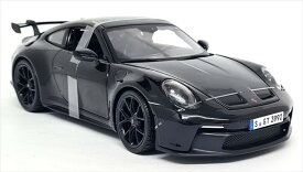 ミニカー　ポルシェ　911　992　GT3　黒色　 1/18　maisto　PORSCHE - 911 992 GT3 COUPE 2022【特別限定品】