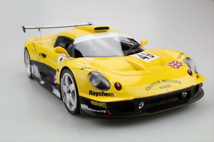 楽天市場】ミニカー 1/18 ロータス・エリーゼ GT1 黄色 Lotus Elise 