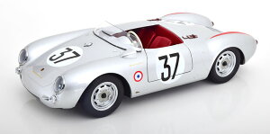 ミニカー 1/12 1956 ポルシェ 550A #37 スパイダー 銀色 ジェームズディーン KKS 550A SPIDER N 37 1956 JAMES DEAN【予約商品】