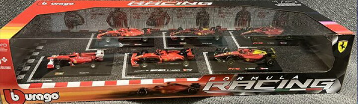 楽天市場】ミニカー フェラーリ F1 1/43 6台セット ブラゴ Ferrari 