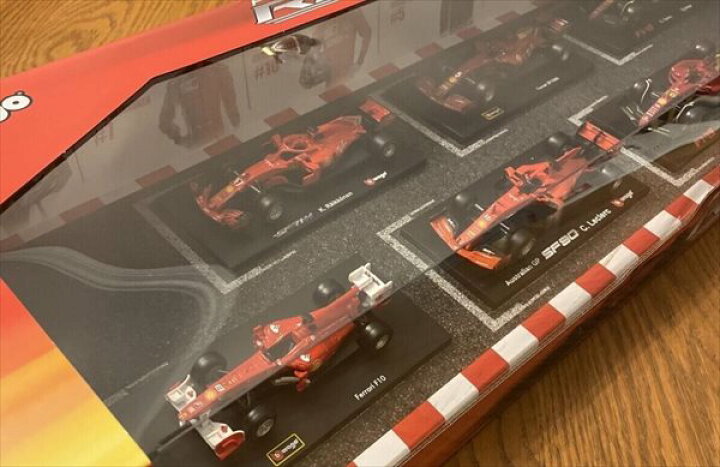 楽天市場】ミニカー フェラーリ F1 1/43 6台セット ブラゴ Ferrari 