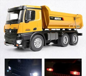 ラジコン　1/14　ラジコン ダンプカー オール金属製　本格的精密ラジコン　Huina 1582 RC All Metal Dump Truck (2023 Model)　全長45cm【予約商品】