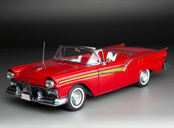 楽天市場】ミニカー 1/18 1957 フォード・フェアレーン 500 ガブリオレ 