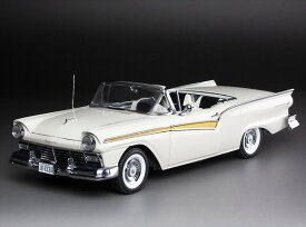 ミニカー　1/18　1957　フォード・フェアレーン　500　ガブリオレ　白色　Ford Fairlane Skyliner ’57 　SUNSTAR 【予約商品】