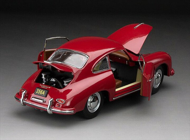 楽天市場】ミニカー 1/18 1957 ポルシェ 356A カレラGT 赤色 1957  