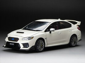 ミニカー　1/18　2018　スバル WRX Sti　白　Subaru WRX Sti 2018　SUNSTAR【限定予約商品】