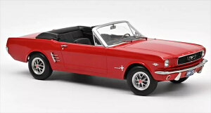 ~jJ[@1/18@1966@}X^O@Ro[`u@ԐF@FORD USA - MUSTANG COVERTIBLE 1966y\񏤕iz