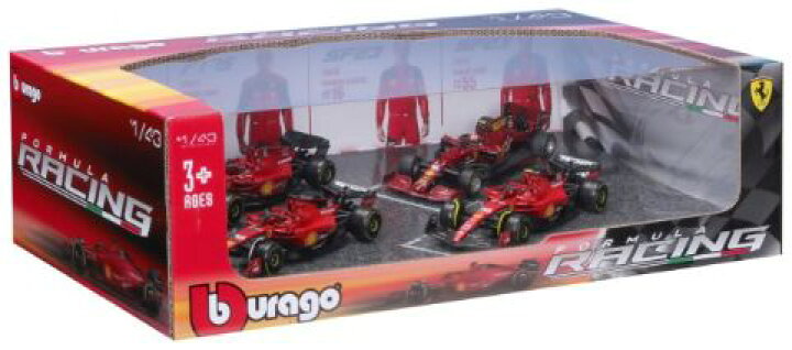 楽天市場】ミニカー フェラーリ F1 1/43 4台セット 2023 シャルル 