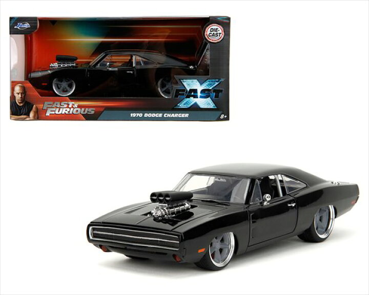 楽天市場】ミニカー 1/24 ワイルドスピード 1970 ダッジチャージャー 