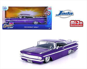 �~�j�J�[�@1/24�@JadaTOYS�@1959�@�V�{���[�@�C���p���@���[���C�_�[�@�p�[�v�����^�F�@���C���[�z�C�[���@ 1959 Chevrolet Impala SS Lowrider Wire Wheels Lowrider�y����\�񏤕i�z