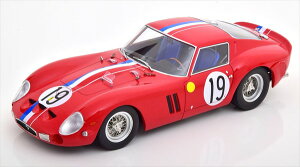 ~jJ[@1/18@tF[ ~jJ[@tF[ 250GTO@19@ԁ@1962@Ferrari 250 GTO No.19, 2nd 24h Le Mans 1962@KK-Scale KKS@y\񏤕iz