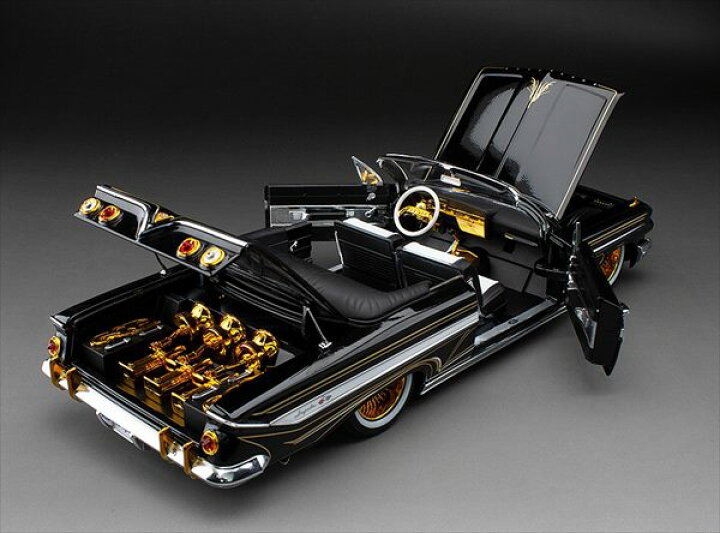 楽天市場】ミニカー 1/18 シボレー インパラ コンバーチブル 