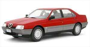 ミニカー アルファロメオ アルファ164 2.0 ツインスパーク 1987 赤/黒色  1/18 Alfa Romeo 164 2.0 Twin Spark 1987 LRM  予約商品