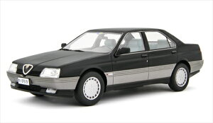 ミニカー アルファロメオ アルファ164 2.0 ツインスパーク 1987 黒/銀色  1/18 Alfa Romeo 164 2.0 Twin Spark 1987 LRM  予約商品