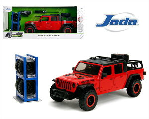�~�j�J�[�@1/24�@JadaTOYS�@ 2020 �W�[�v�@�O���f�B�G�[�^�[�@�^�C�������Z�b�g�t���@�ԁ@�@2020 Jeep Gladiator Rubicon Hard Top�@�y�\�񏤕i�z