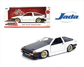ミニカー　1/24　JadaTOYS　1986　トヨタ スプリンター トレノ AE86　白　JDMカスタム仕様　予約商品