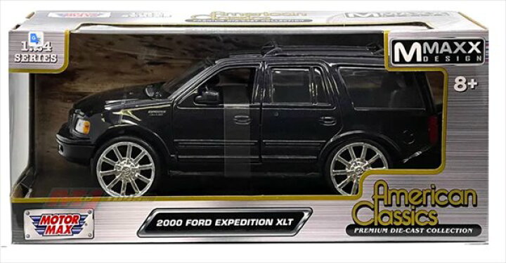 楽天市場】ミニカー 1/24 2000 フォード エクスペディション 黒 