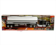 ミニカー　1/32　NEWRAY　 アメリカン　トラック　コンボイ　タンクローリー　黒 　トレーラートラック　…