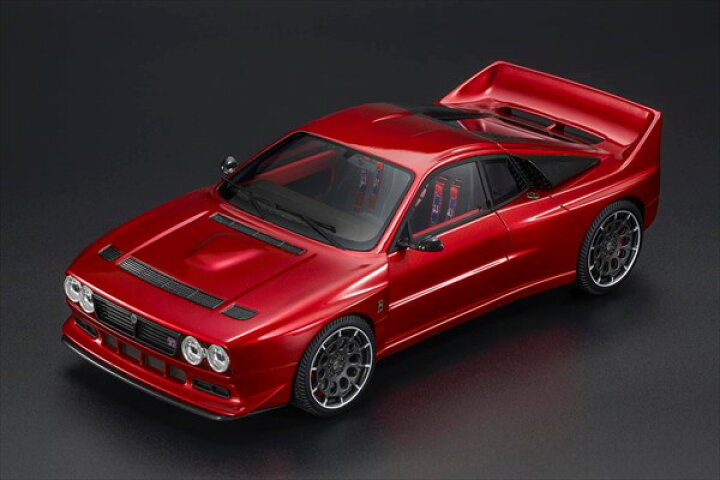 楽天市場】ミニカー 1/18 ランチア037 2022 ランチアラリー 赤色 あの 