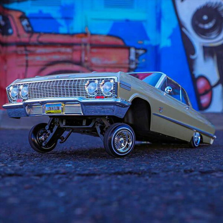 楽天市場】ラジコン 1/10 ローライダー インパラ 1963 メタリック 