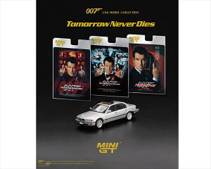 �~�j�J�[�@ 007 �@BMW750IL�@1/64�@�W�I���}�@�g�D�����[�E�l�o�[�E�_�C�d�l�@�p��Ń~�j�|�X�^�[�t�@007�W�F�[���Y�{���h�@�{���h�J�[�@Mini GT�y�\�񏤕i�z