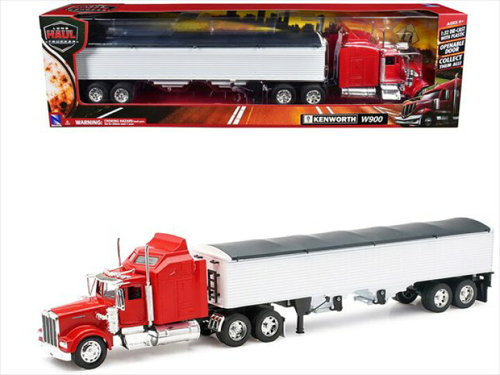 楽天市場】ミニカー 1/32 ケンワース W900 トレーラートラック 穀物 