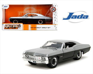 1/24�@JadaTOYS��1967�@�V�{���[�@�C���p���@���[���C�_�[�@�O���[/���@1967 Chevrolet Impala SS�y����i/�\�񏤕i�z