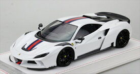 フェラーリ ミニカー　1/18　フェラーリ F8 ノビテック　白/赤ライン　Ferrari F8 Novitec【限定特別モデル予約商品】