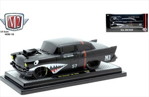 ~jJ[ 1/24@M2 machines1957@V{[ExGA@V[N}EXI@1957 Chevrolet 150 Sedan Shark Mouthy\񏤕iz