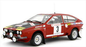 ~jJ[@1/18@1975@At@I AtFb^@GTV@3@ԐF@Alfa Romeo Alfetta Gr.2 Autodelta Rally Tour de Corse 1975 Andruet - Jouanny@LRM@\񏤕i