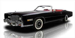 ミニカー 1/18 1976 キャデラック エルドラド コンバーチブル 黒色 CADILLAC ELDORADO CABRIOLET OPEN 1976 予約商品