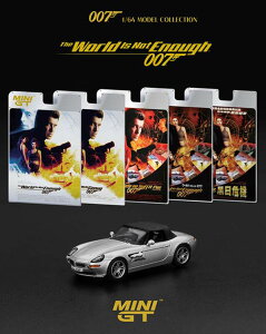 �~�j�J�[�@ 007 �@BMW�@Z8�@1/64�@���[���h�E�C�Y�E�m�b�g�E�C�i�t�d�l�@�p��Ń~�j�|�X�^�[�t�@007�W�F�[���Y�{���h�@�{���h�J�[�@Mini GT�@�y�\�񏤕i�z